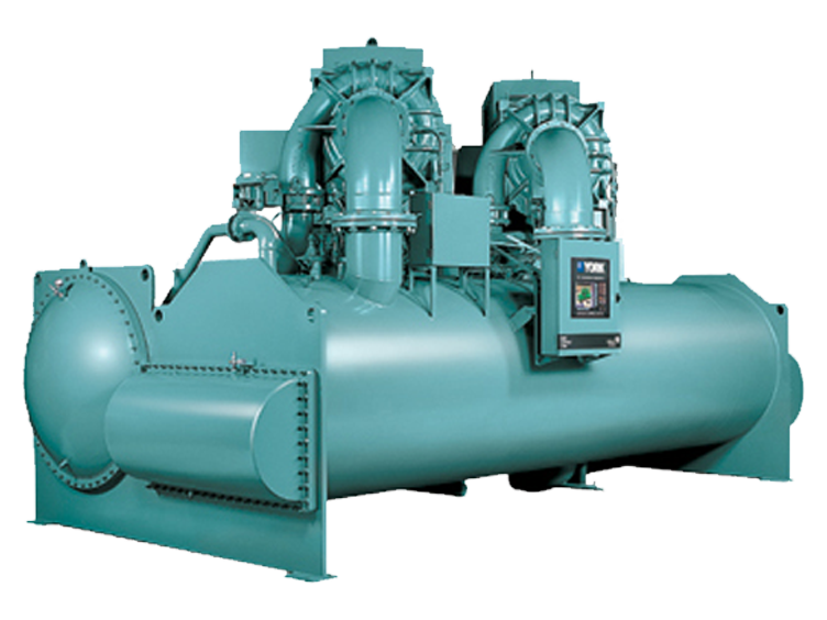 Dual centrifugal chiller