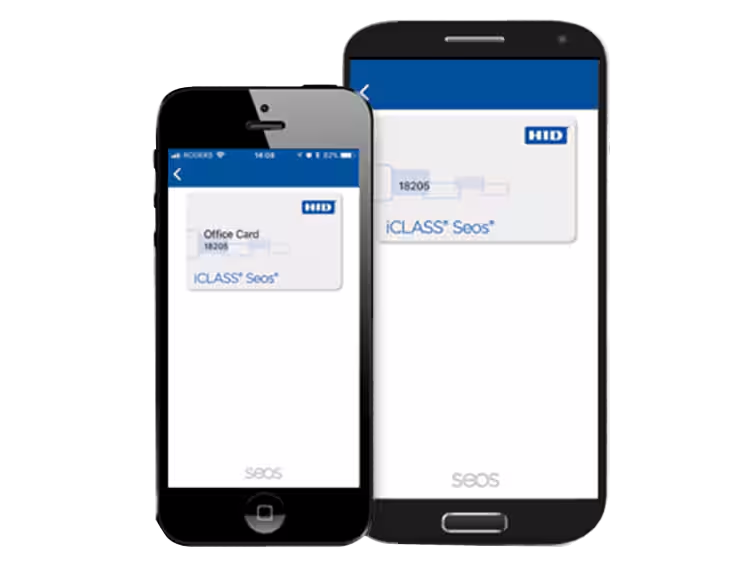 CLASS Seos cards captured on mobile devices