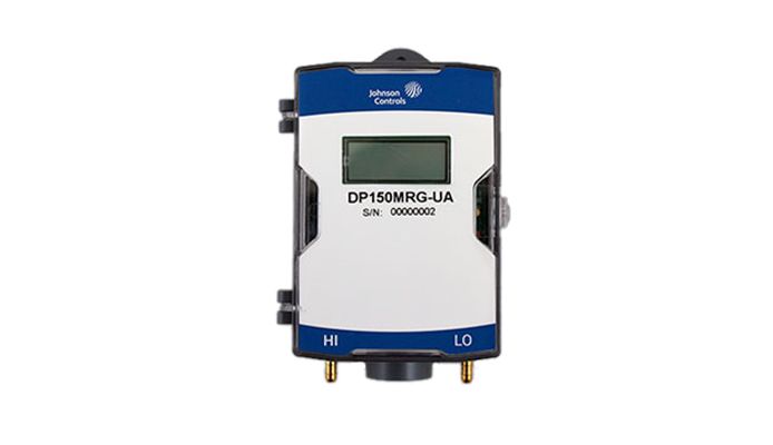 A front view of an Air differential pressure sensor