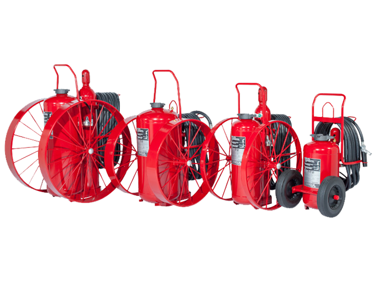 Four Wheeled Fire Extinguishers