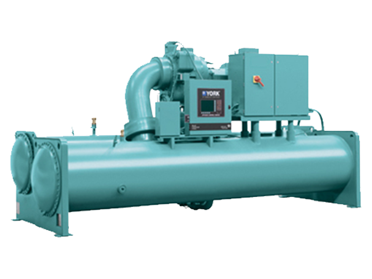 YORK YK Centrifugal Chiller on a white background