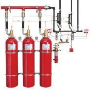 Gaseous suppression systems