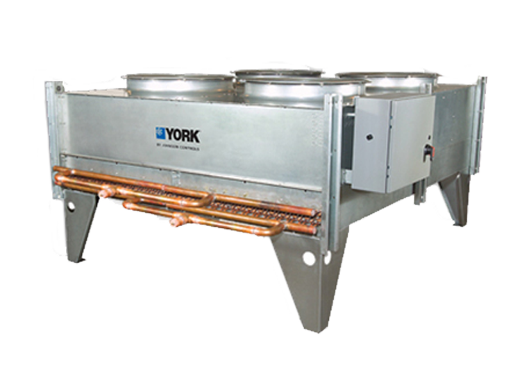 Air cooled fluid cooler