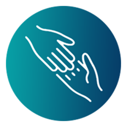 Handshake icon representing trusted partnership and reliable service